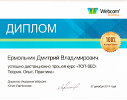 Диплом по SEO